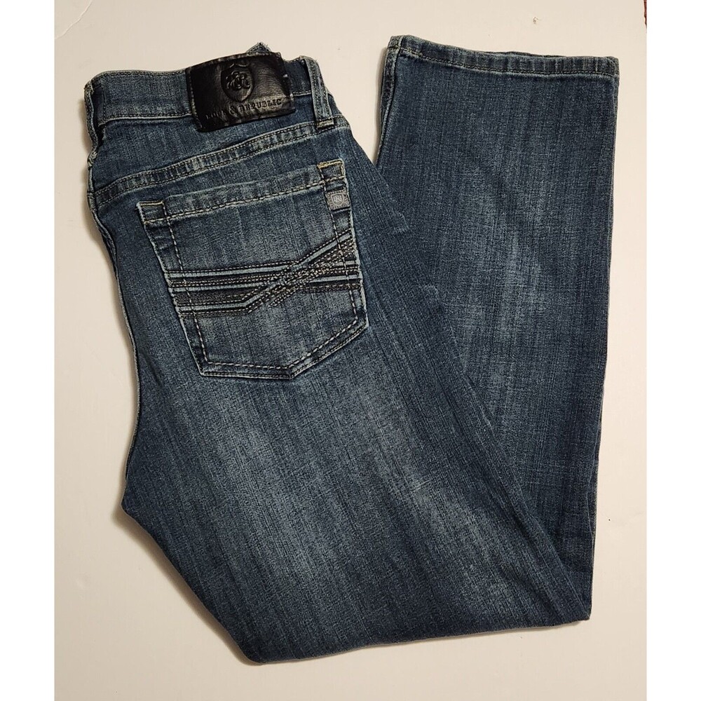 Rock & Republic Jeans Staright Leg Medium Wash Mens 29x 30